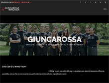 Tablet Screenshot of giuncarossa.it